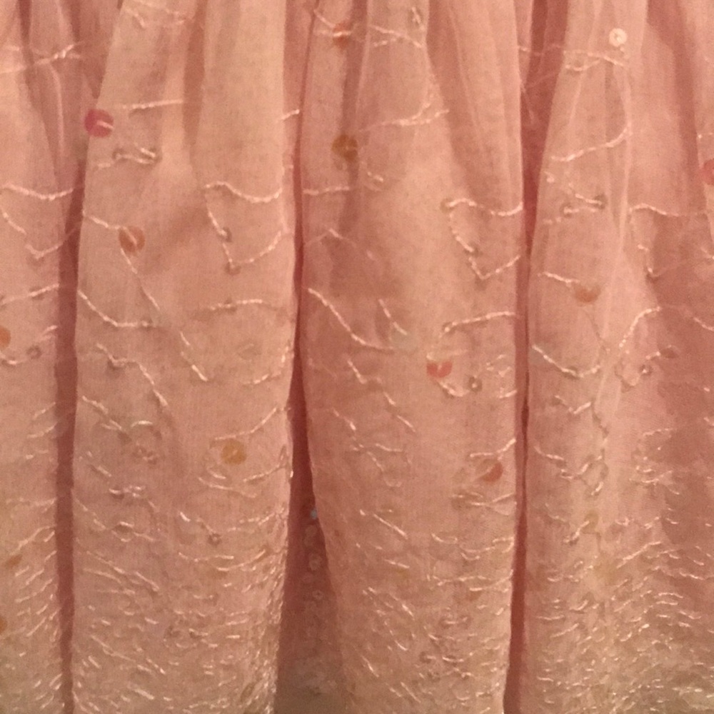 Girls pink ballerina style dress, size 6X/7 - Picture 2 of 3